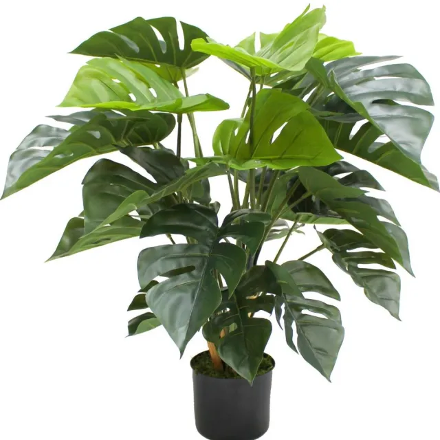 PrettyPlants Monstera Kunstplant 65cm Groen