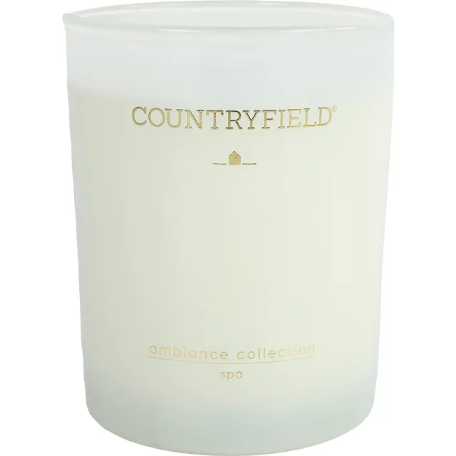 Countryfield Geurkaars Large Spa - 13 cm / ø 10 cm Wit