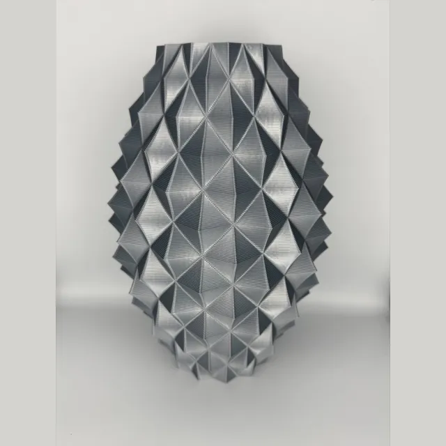 Celine73 Vaas - Geometric - Zilver