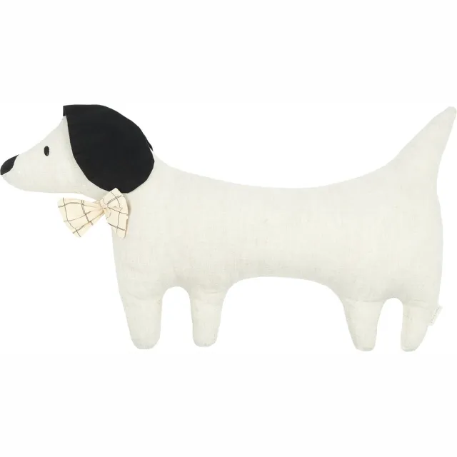 Nobodinoz Toby de Hond - Frans Linnen - 60x10x8cm - Greige [Bruin]