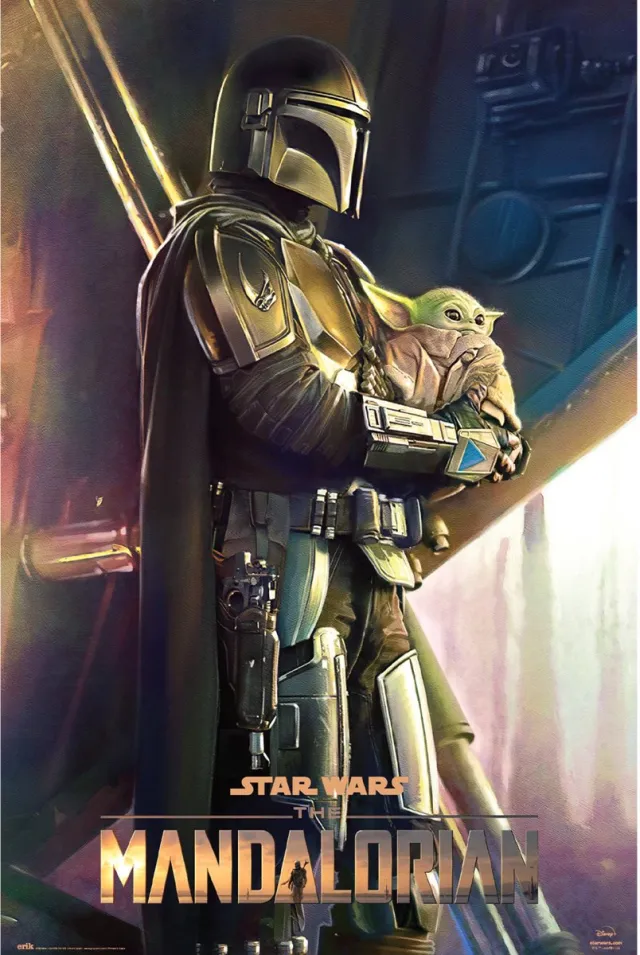 Star Wars The Mandalorian Clan of Two Poster 61x91.5cm multi color
