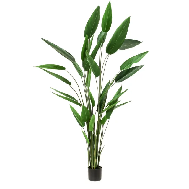 Emerald Kunstplant Heliconia 220cm - Kunstplant voor binnen Groen