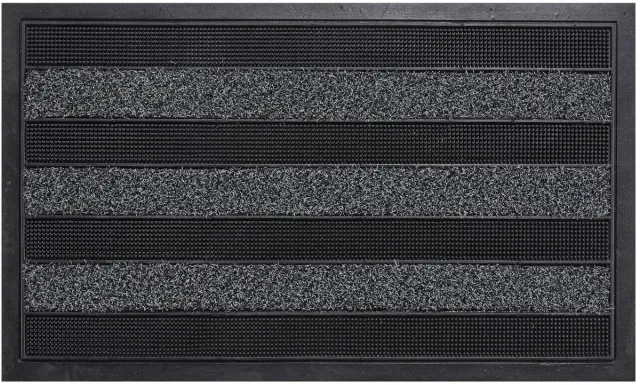 MD-Entree MD Entree - Deurmat - Schoonloopmat - Rubbermat - Cactus Anthra - 45 x 75 cm Antraciet