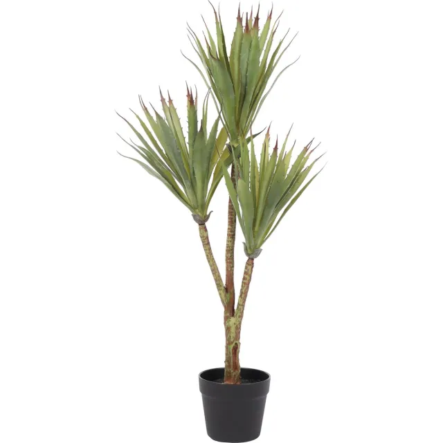 Kunstpalm Kunst Cactus Vetplant Durban | 90cm - Kunst cactus - Kunst vetplant - Groene Kunstplant -Real touch namaak vetplant cactus Lichtbruin