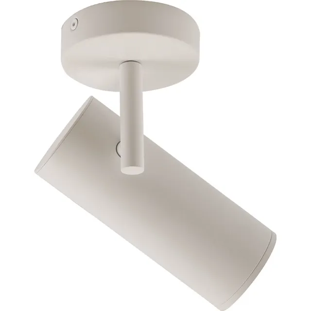 Olucia NADI - Plafondlamp - Wit - Vorm: Cilinder
