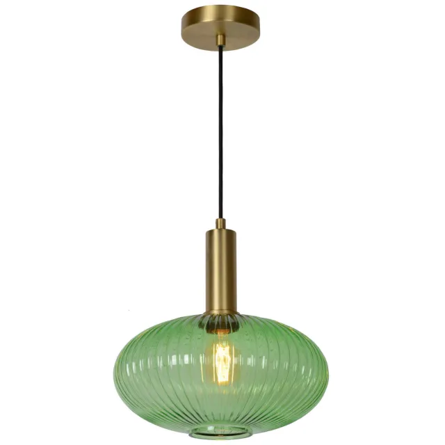 Lucide MALOTO - Hanglamp - Ø30 cm - 1xE27 - Groen