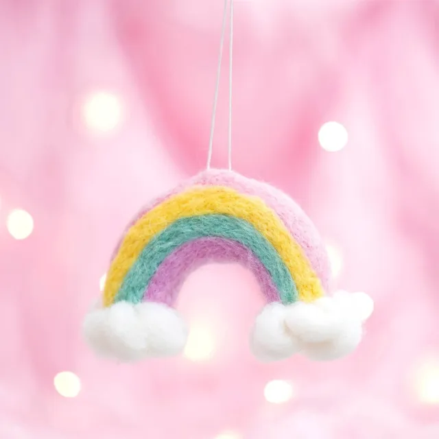 Sass & Belle Regenboog kersthanger - Sass & Belle Multi