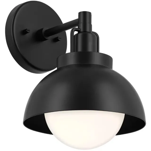 Kichler LED Plafondlamp Niva | 1X E27 Max 40W | Black Zwart