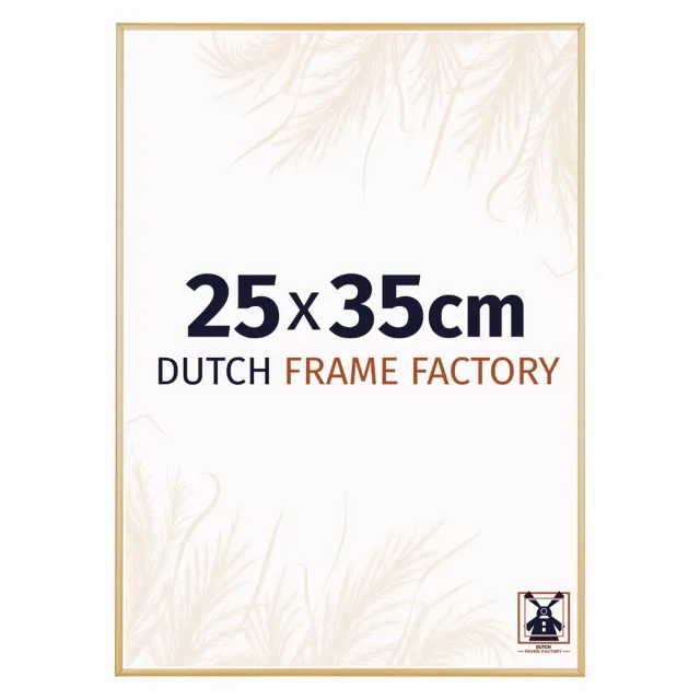 Dutch Frame Factory Fotolijst 25x35 cm - Aluminium - Goud Vintage - Kampen