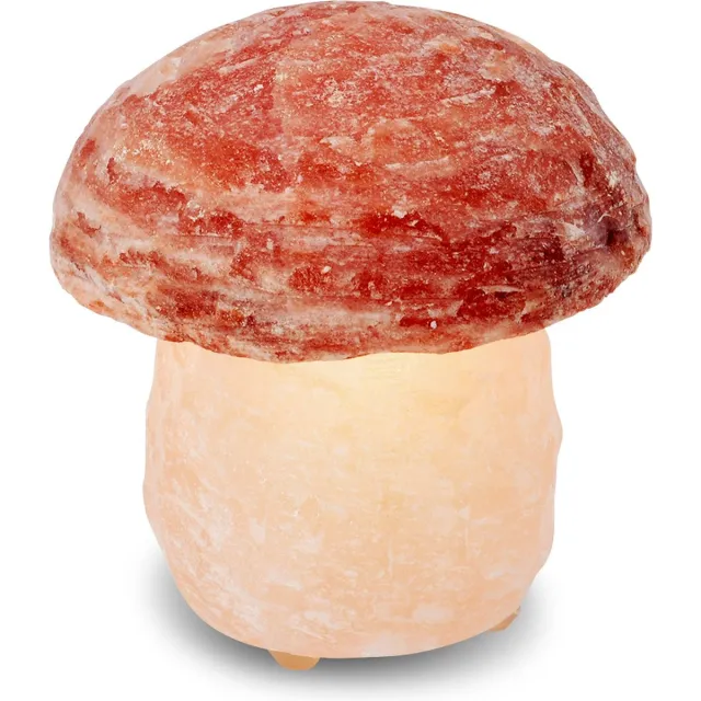 Himalaya Salt Dreams Zoutlamp Paddestoel, 45054, 16cm hoog Oranje