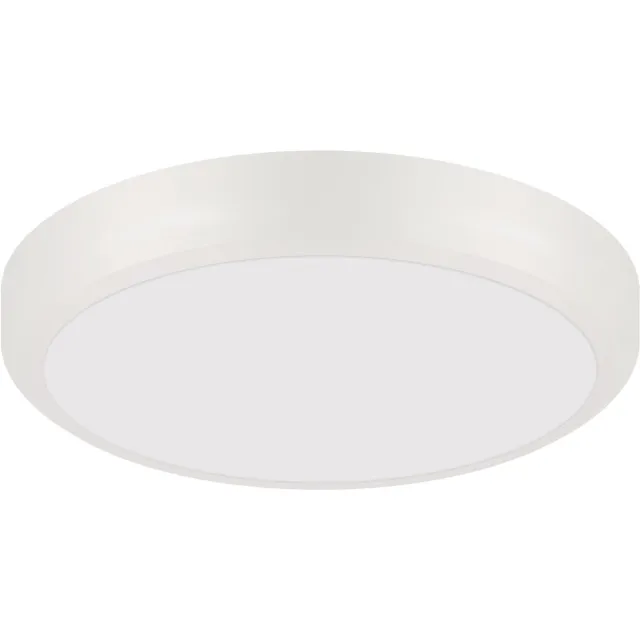 STRÜHM NASTIA - Led Plafondlamp - Wit kleur - opbouw- inbouw lamp - 18w - CCT - Aanpasbare licht kleuren 3000K,4000K,6000K - 1930Lumen - Rond - 225 mm