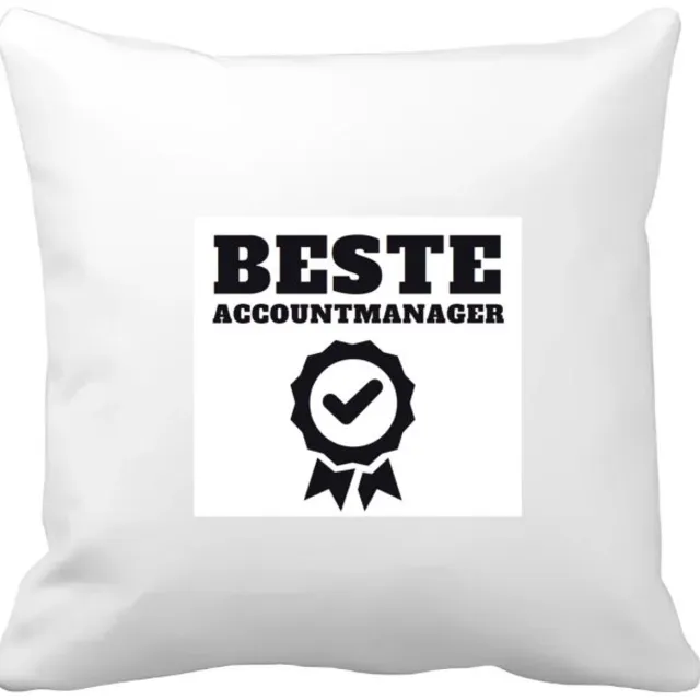 Akyol beste accountmanager Kussen hoes - Moeder - mama - moederdag - 40 bij 40 cm Multicolor