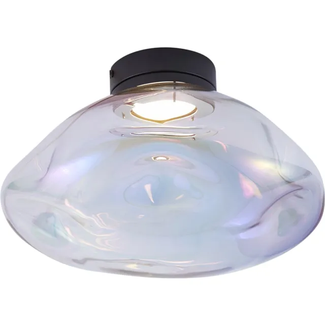 QAZQA gemma - Design Plafondlamp - 1 lichts - Ø 35 cm - Multicolor - Woonkamer | Slaapkamer
