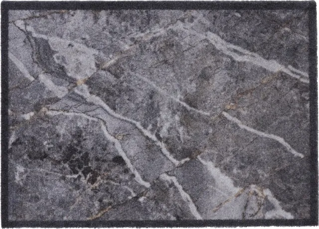 MD-Entree MD Entree - Deurmat - Schoonloopmat - Ambiance - Marble Grey - 50 x 70 cm Grijs
