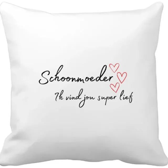 Akyol schoonvader ik vind jou super lief Kussen hoes - Papa - de liefste schoonvader - vader cadeautjes - vaderdag - verjaardag - geschenk - kado - vader artikelen - 40 bij 40 cm Multicolor