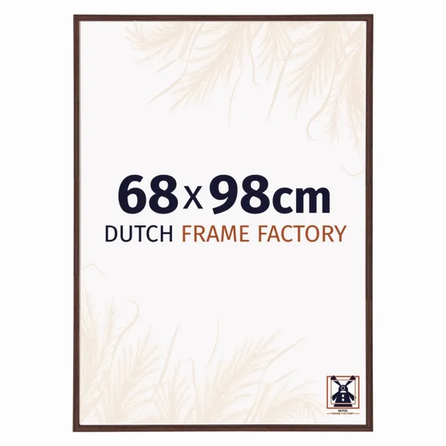 Dutch Frame Factory Fotolijst 68x98 cm - Kunststof - Bruin - Angers