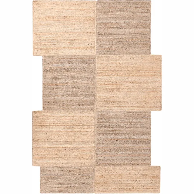 Beliani SANGLI - Vloerkleed - Beige - 200 x 300 cm - Jute