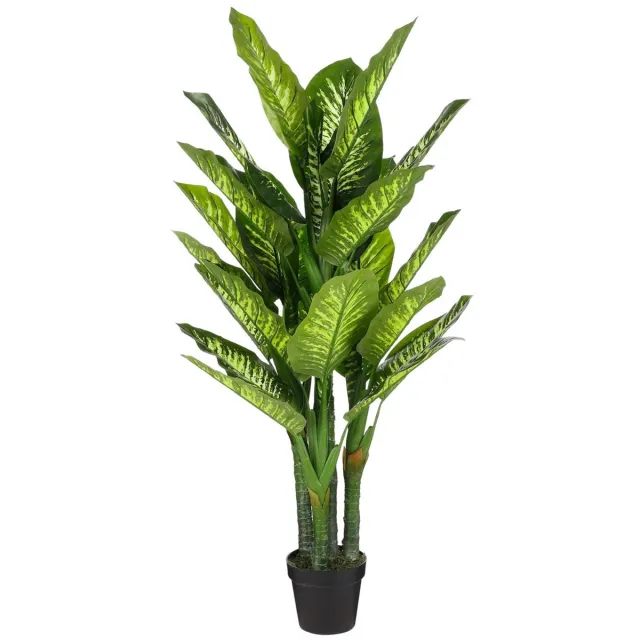 Mica Decorations Dieffenbachia Kunstplant - H150 x Ø70 cm Groen