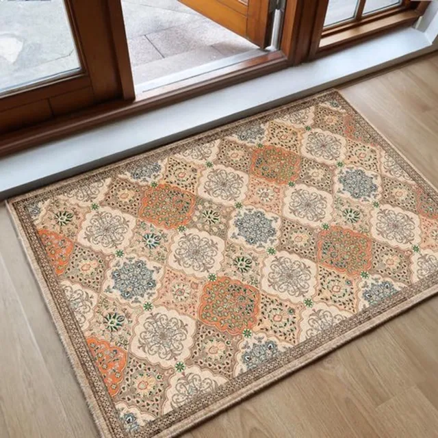 Bomclap Deurmat 40 X 60 Cm - Machinewasbare Mat, Superzachte Antislip Deurmat, Absorberende Binnen- En Buitenmat, Vintage Etnisch Tapijt Meerdere kleuren