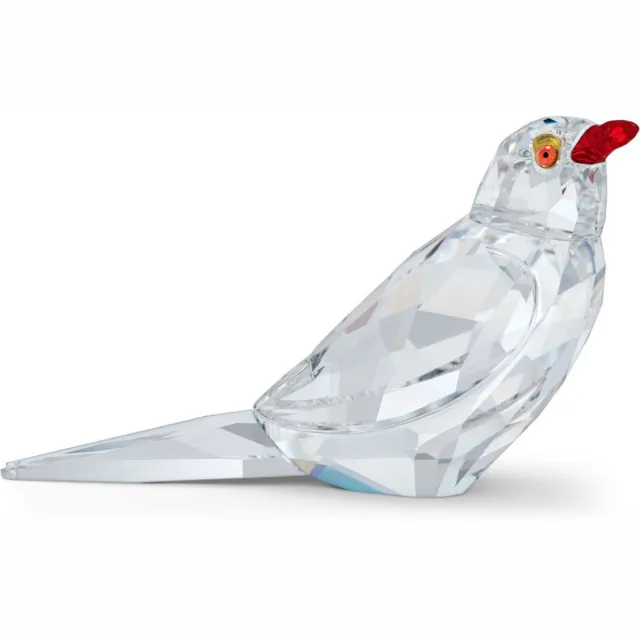 Swarovski Oxpecker 5557831 Swarovski beeldjes | kristal beeldje als decoratie | levendig en energiek fauna inspiratie Wit