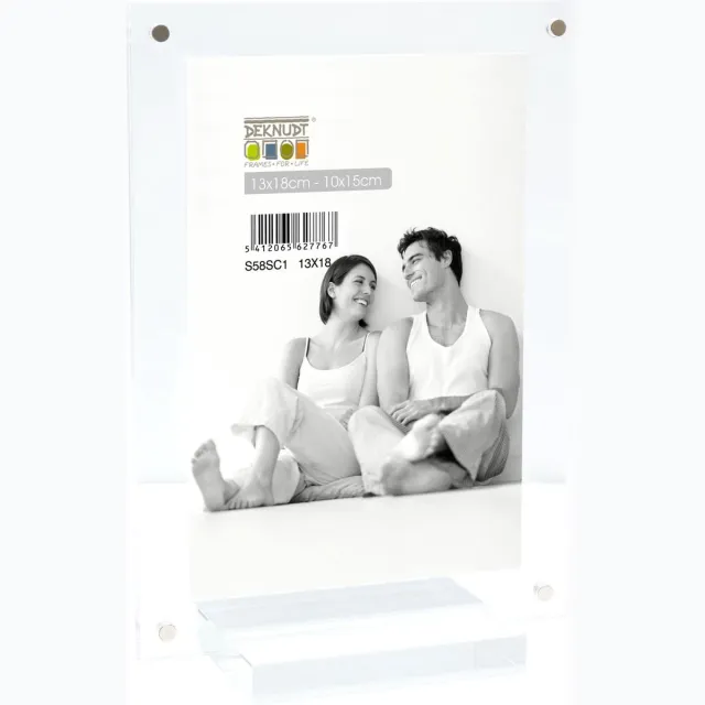Deknudt Frames fotolijst S58SC1 - transparant - kunststof - foto: 20x20 cm