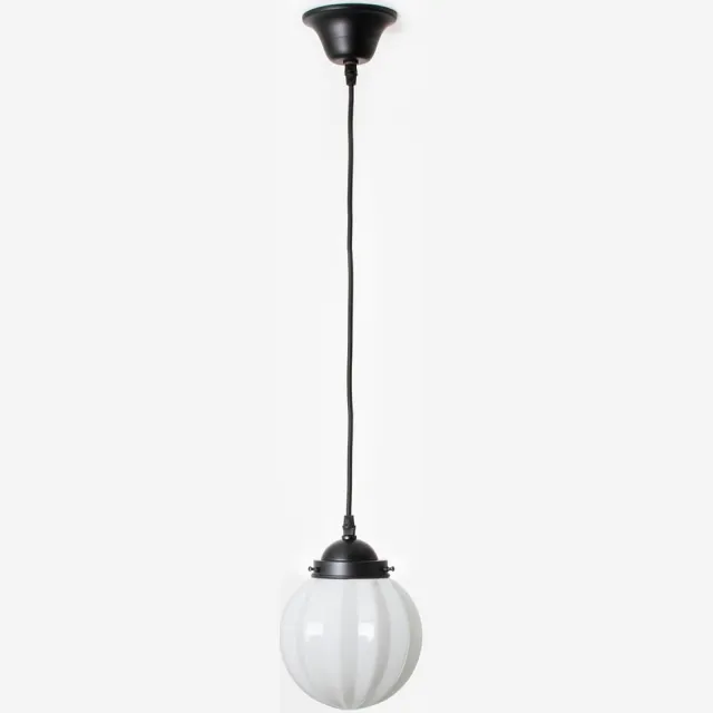 Coloured by Art Hanglamp aan snoer Carambola Moonlight - Art Deco Trade Zwart