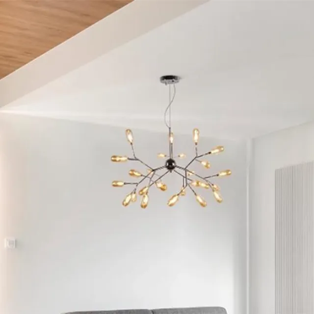 NAEVE LED-plafondlamp Pyralis I, home24 glas
