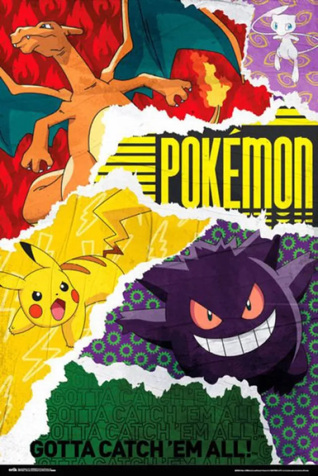 Pokémon Pokemon gotta catch em all! - Maxi Poster - 61 x 96.5 cm Multi color