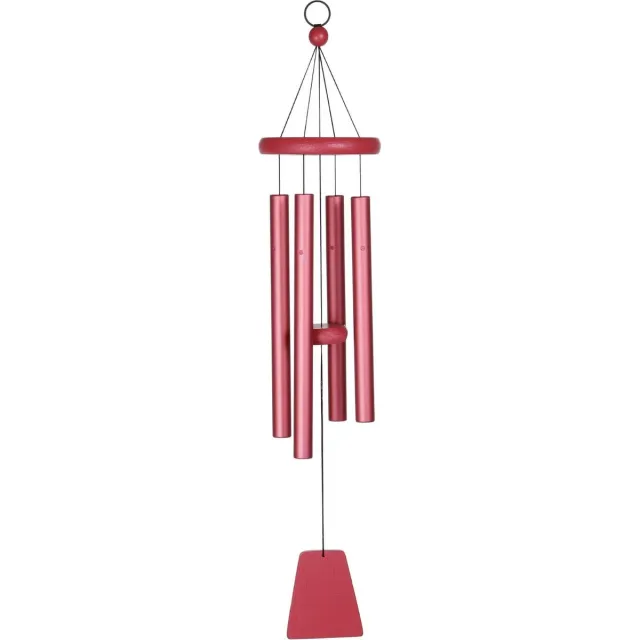 Nature's Melody Uni Color Windgong, Rood, UNC24RD, 60 cm