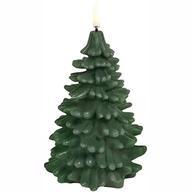 Uyuni Lighting Uyuni - LED Kerstboom - Olive Green - 10x15 cm - wax