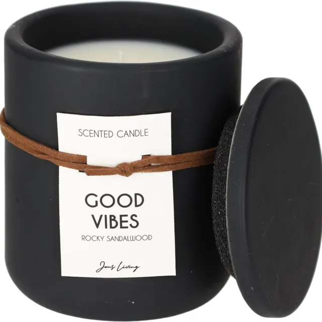 JENS Living Geurkaars Good Vibes Zwart