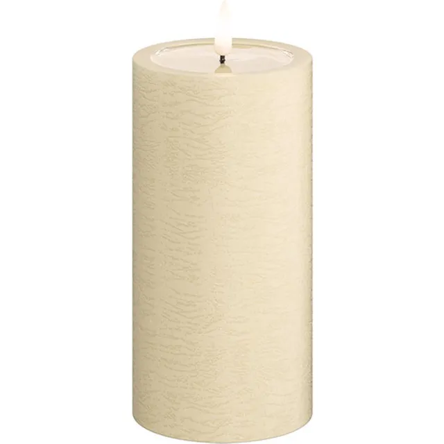 Deluxe Homeart Unique Kaars 7,5 x 15cm Creme UNI0110 Beige