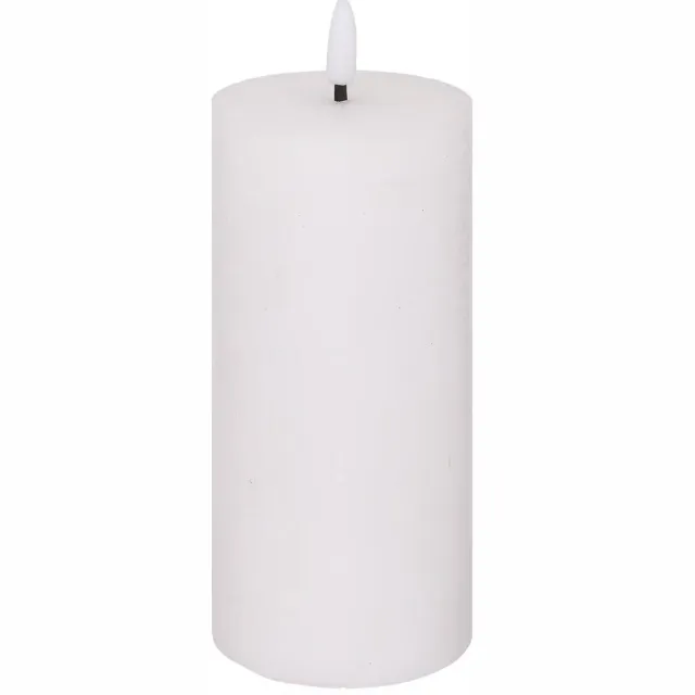 Molia LED Kaars Wit 7x18cm - Sfeervolle Decoratie