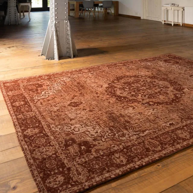 Heritaged Vintage vloerkleed - Traditions roestbruin 140x200