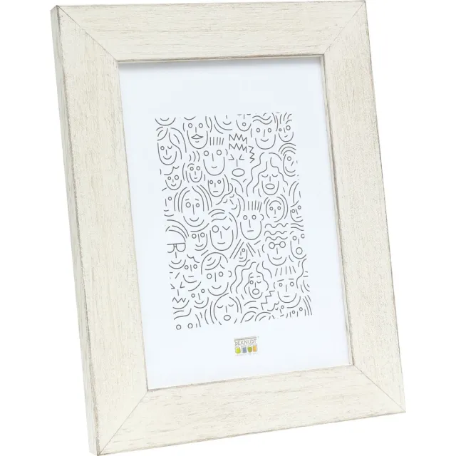 Deknudt Frames fotolijst S49BS1 - wit geschilderd - foto 20x30 cm