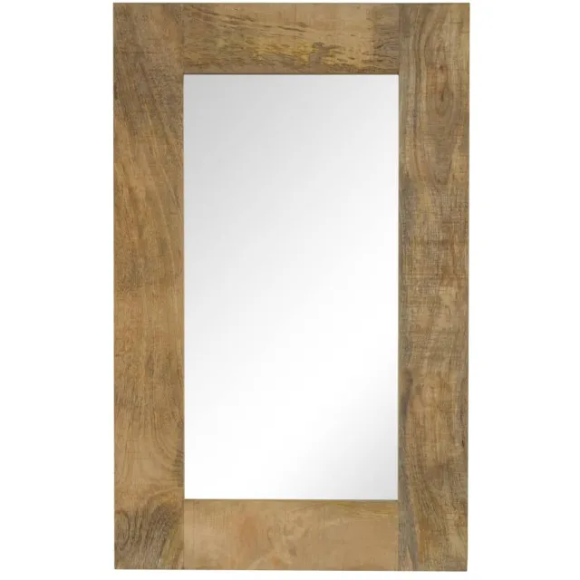 vidaXL Spiegel 50x80 cm massief mangohout bruin