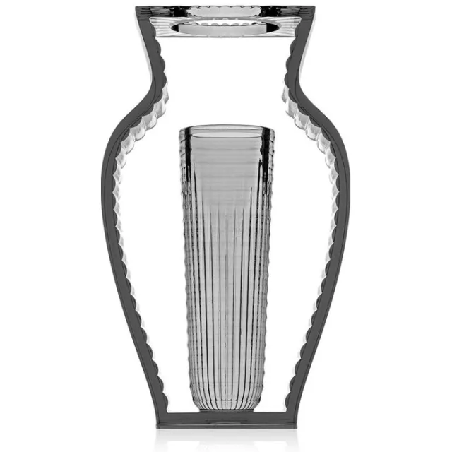Kartell I-Shine Vaas Smoke Doorschijnend
