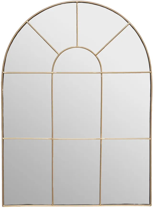 Atmosphera Créateur d'intérieur® Wandspiegel in boogvorm van metaal MONICA Doré