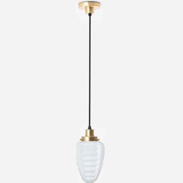 Coloured by Art Hanglamp aan snoer Parole 20's Messing - Art Deco Trade