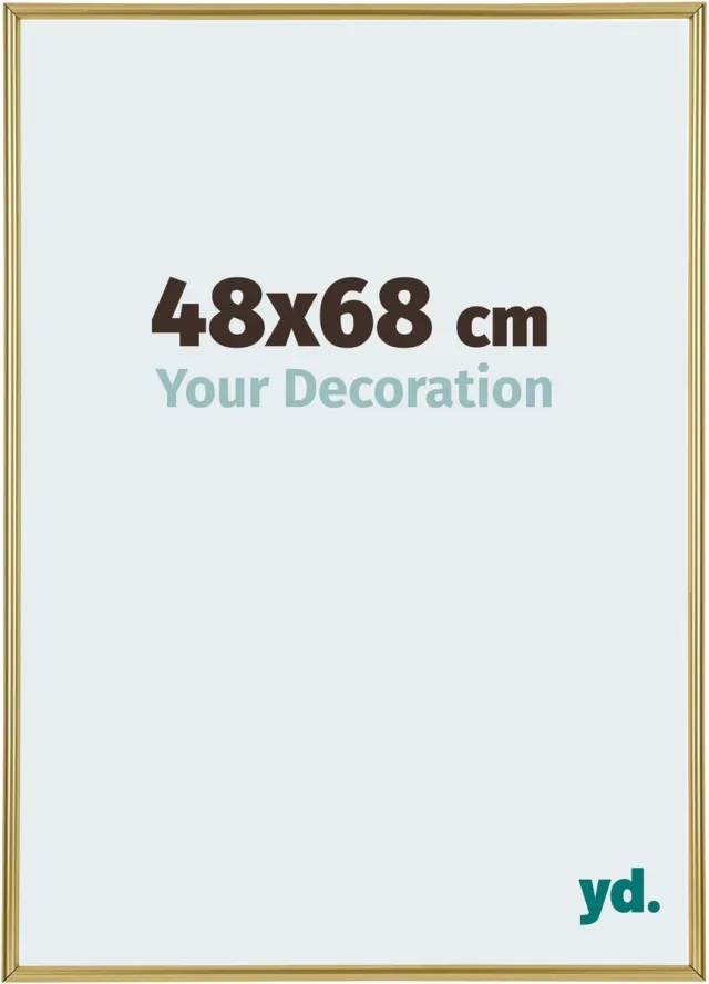 yd. Your Decoration - Fotolijst 48x68 cm - Kunststof - Goud - Annecy