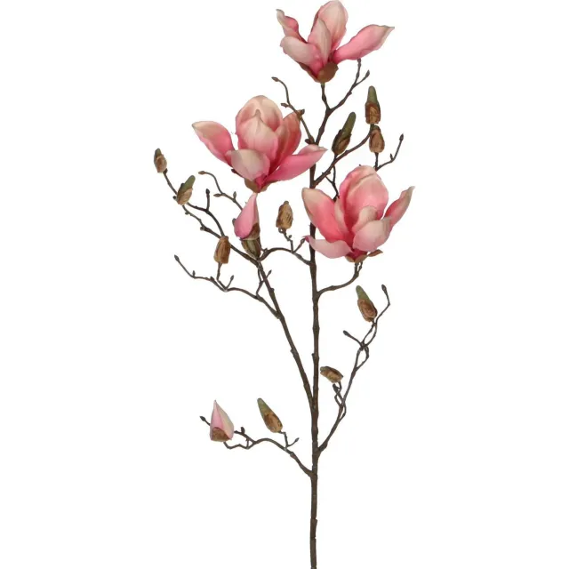 Mica Decorations kunstbloem Magnolia Roze