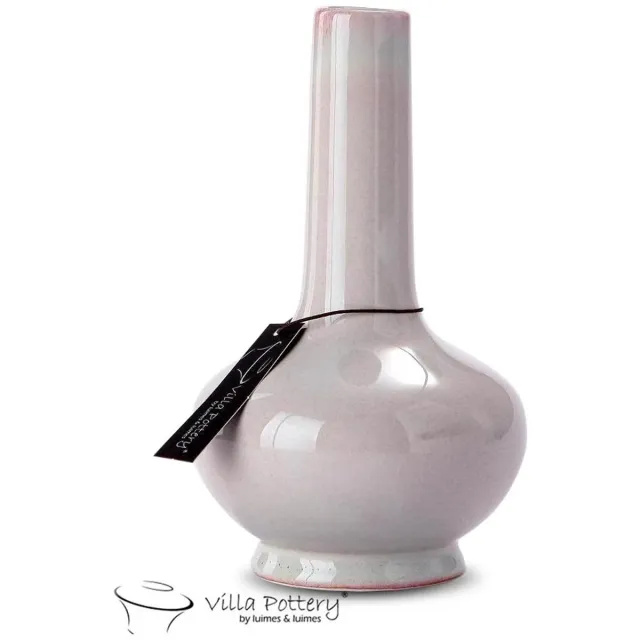 Villa Pottery Roze Grijze vaas Amber D13 x grijs