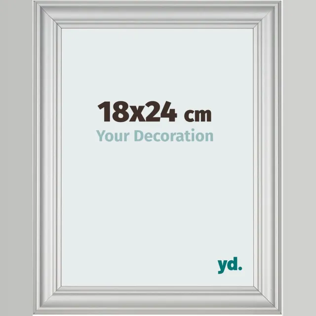 yd. Your Decoration - Fotolijst 18x24 cm - MDF - Zilver Mat - Lazio