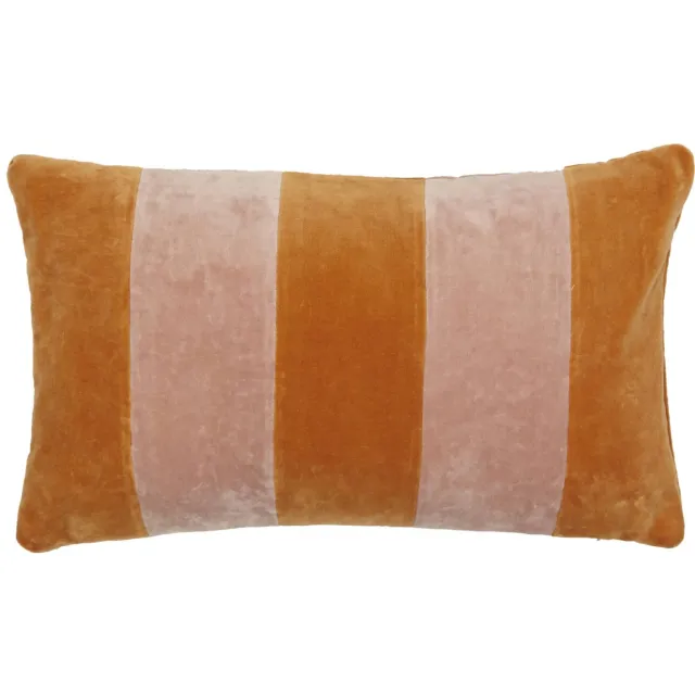 NOUS Living sierkussenhoes Ravel (30x50 cm) oranje/roze