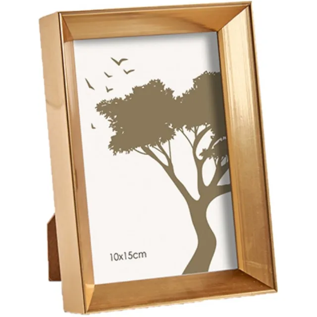 Arte r Fotolijstje - goud - kunststof - voor foto van 10 x 15 cm - fotolijst