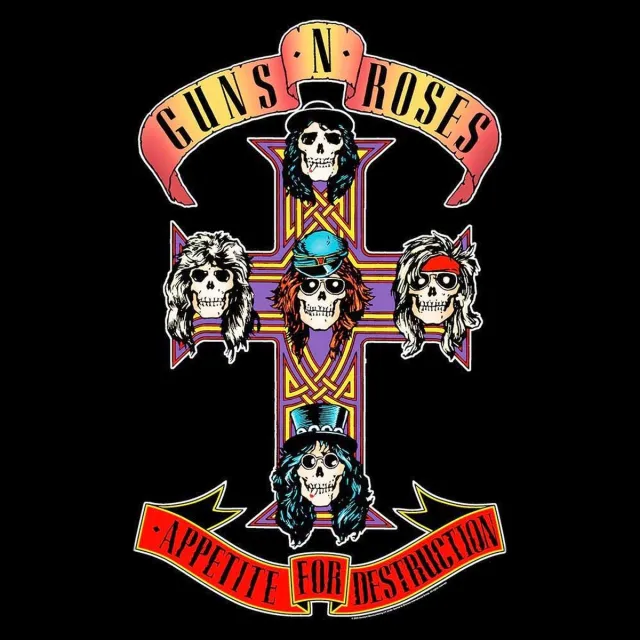 Guns N' Roses Appetite For Destruction Textiel Poster - Zwart