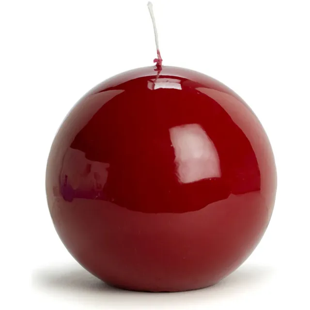 Rustik Lys Hoogglans Bolkaars Rustik Lys - 10 cm - Antiek Rood