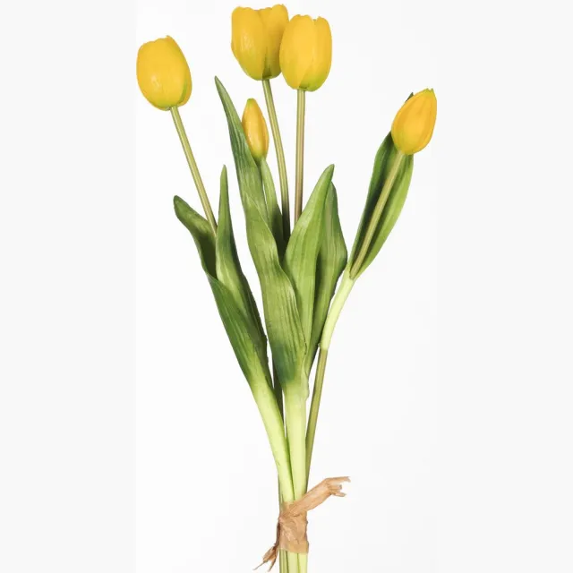 KNUS Lifestyle Kunstbloem Tulp - Geel