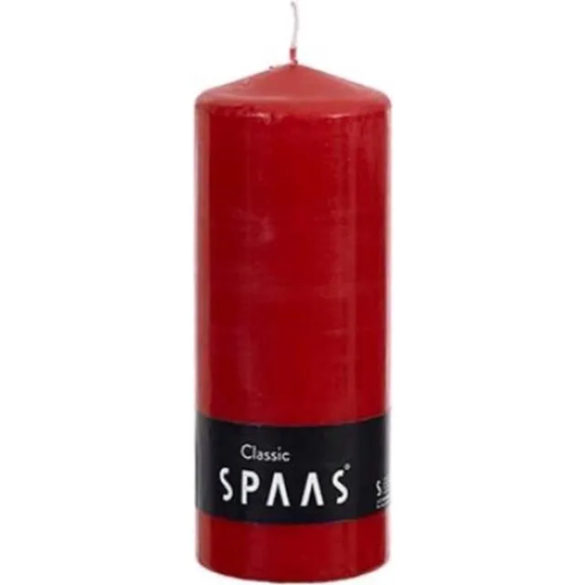 Spaas Cylinder d8h20 cm rood Spaas