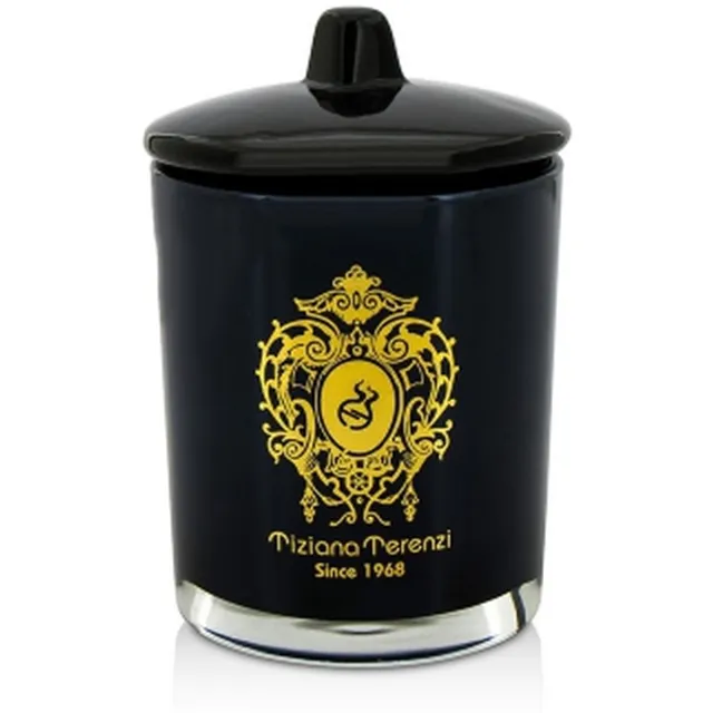 Tiziana Terenzi Capri Fig Geurkaars 170g - Luxe en Ontspanning Zwart